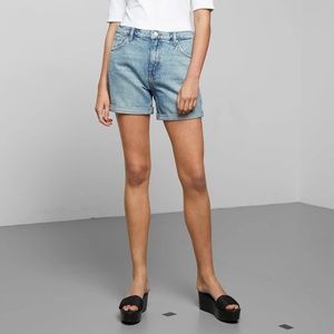 Weekday Lo Week blue denim  shorts EU 36 or S